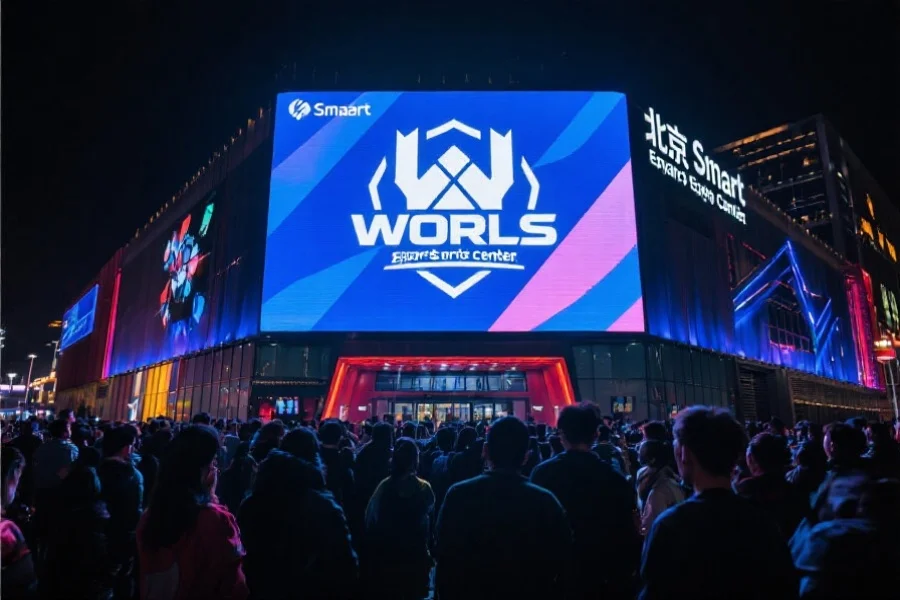 北京Smart Esports Center电竞馆夜景